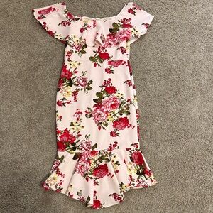Floral Off-Shoulder Dress